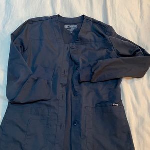 Grey scrub jacket